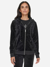 Акція на Толстовка на блискавці з капюшоном жіноча Calvin Klein 261391959 XS Чорна( 1159834820) від Rozetka