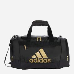 Акція на Спортивна сумка чоловіча тканинна Adidas 542186638 Чорна від Rozetka