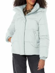 Акція на Куртка демісезонна з капюшоном жіноча Levi`s 749181497 L Блакитна від Rozetka