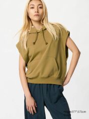 Акція на Худі оверсайз жіноче Uniqlo 319075546 XS Коричневе від Rozetka