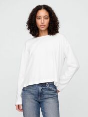 Акція на Лонгслів чоловічий Gap 717506399 2XL Білий від Rozetka