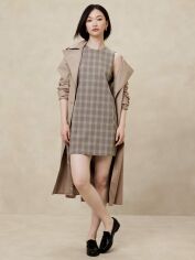 Акція на Сукня коротка літня жіноча Banana Republic 421560593 8 Коричнева від Rozetka