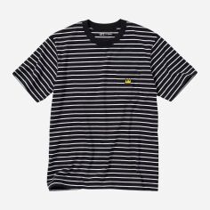 Акція на Футболка бавовняна довга чоловіча Uniqlo 144167915 XS Чорна від Rozetka
