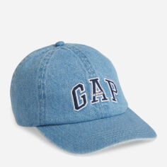 Акція на Кепка джинсова Gap 548138610 One size Синя від Rozetka