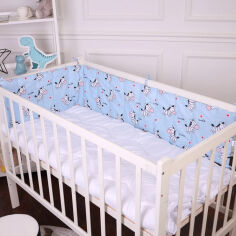Акція на Борт в кроватку Kids Time 20-0037 Cute blue zebra MirSon від Podushka