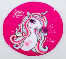 Акція на Пляжное полотенце 5064 Summer Time Unicornpony MirSon диаметр 150 см від Podushka