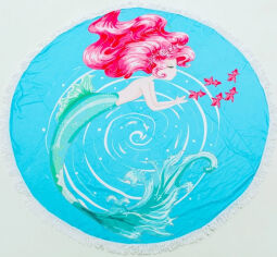 Акція на Пляжное полотенце 5058 Summer Time Mermaid MirSon диаметр 150 см від Podushka