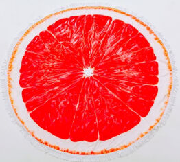 Акція на Пляжное полотенце 5056 Summer Time Grapefruit MirSon диаметр 150 см від Podushka
