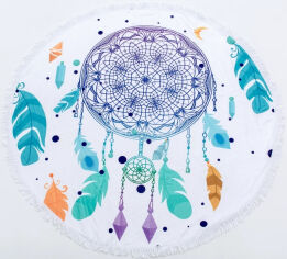 Акція на Пляжное полотенце 5052 Summer Time Dream catcher MirSon диаметр 150 см від Podushka