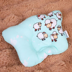 Акція на Подушка детская антиаллергенная Мишка Kids Time 20-0030 Lambs EcoSilk MirSon 20х27 см від Podushka