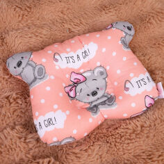Акція на Подушка детская антиаллергенная Мишка Kids Time 20-0028 Little girl Teddy EcoSilk MirSon 20х27 см від Podushka