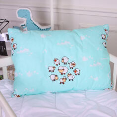 Акція на Подушка детская антиаллергенная Kids Time 20-0030 Lambs EcoSilk MirSon 40х60 см низкая від Podushka