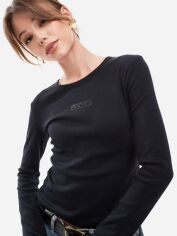 Акція на Лонгслів довгий жіночий Levi's 685446922 S Чорний від Rozetka