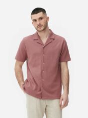 Акція на Сорочка літня чоловіча Primark XAZ521977TEJW XS Темно-рожева від Rozetka