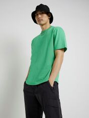 Акція на Футболка бавовняна довга чоловіча River Island XAZ412793XHRJ XL Салатова від Rozetka