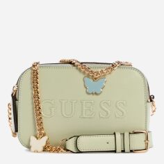 Акція на Сумка крос-боді жіноча Guess 806831431 Зелена від Rozetka