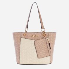 Акція на Сумка крос-боді жіноча Guess 174422929 Бежева від Rozetka