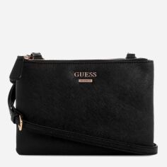 Акція на Сумка крос-боді жіноча Guess 337184344 Чорна від Rozetka