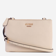 Акція на Сумка крос-боді жіноча Guess 14692122 Молочна від Rozetka