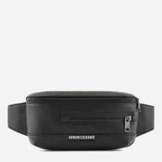 Акція на Сумка на пояс чоловіча Armani Exchange 815934846 Чорна від Rozetka