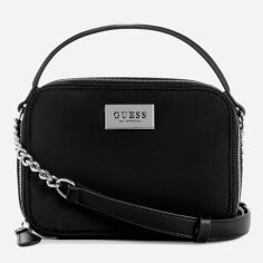 Акція на Сумка крос-боді жіноча Guess 366328045 Чорна від Rozetka