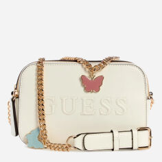 Акція на Сумка крос-боді жіноча Guess 43183533 Біла від Rozetka