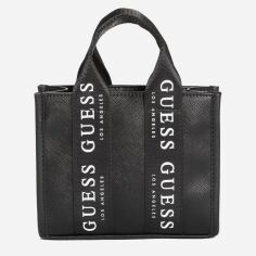 Акція на Сумка крос-боді жіноча Guess 862916360 Чорна від Rozetka