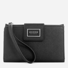 Акція на Гаманець жіночий для карток Guess 313853270 Чорний від Rozetka