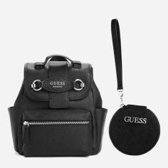 Акція на Рюкзак жіночий Guess 305068350 Чорний від Rozetka