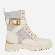 Акція на Жіночі черевики високі Guess 496914505 39.5 Білі від Rozetka