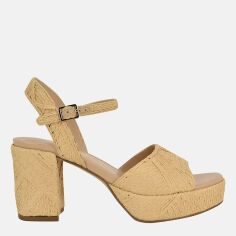 Акція на Жіночі босоніжки Calvin Klein 52611726 37.5 Бежеві від Rozetka