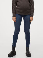 Акція на Джинси для вагітних Skinny H&M 8101691wer M Темно-сині від Rozetka