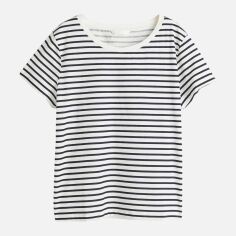 Акція на Футболка бавовняна жіноча H&M 9792363wer L Чорна з білим від Rozetka