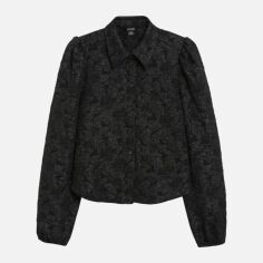 Акція на Сорочка бавовняна жіноча Monki 5496716wer S Чорна від Rozetka