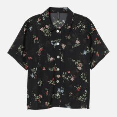 Акція на Сорочка жіноча H&M 8387171wer 38 Чорна від Rozetka