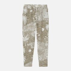 Акція на Штани жіночі H&M Desmond & Dempsey 8691891wer 38 Хакі від Rozetka