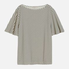 Акція на Блузка жіноча H&M 1132997wer XL Чорна з білим від Rozetka
