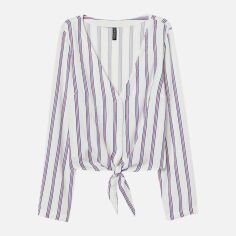 Акція на Блузка жіноча H&M 6289248wer 38 Червона з білим від Rozetka