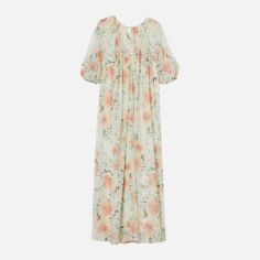 Акція на Плаття міді літнє жіноче H&M 9795963wer M Салатове з помаранчевим від Rozetka