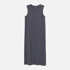 Акція на Плаття міді літнє жіноче H&M 7712351wer 2XL Темно-сіре від Rozetka