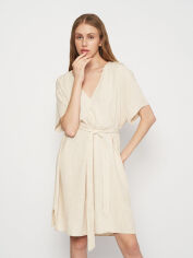 Акція на Плаття міді літнє жіноче H&M 10602155wer M Світло-бежеве від Rozetka