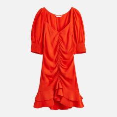 Акція на Плаття коротке літнє жіноче H&M 1107851wer 38 Коралове від Rozetka