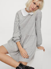 Акція на Плаття коротке осіннє жіноче H&M 8970802wer L Сіре від Rozetka