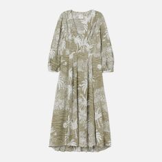 Акція на Плаття міді літнє жіноче H&M Desmond & Dempsey 8728381wer 50 Фісташкове від Rozetka