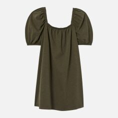 Акція на Плаття коротке літнє жіноче H&M 8568481wer L Хакі від Rozetka