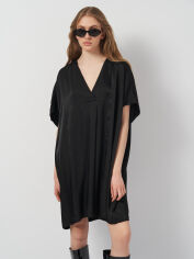 Акція на Плаття міді літнє жіноче H&M 9821093wer XL Чорне від Rozetka