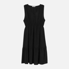 Акція на Плаття для вагітних міді літнє H&M 9626903wer XL Чорне від Rozetka