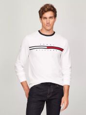 Акція на Лонгслів чоловічий Tommy Hilfiger 195777984 3XL Білий від Rozetka