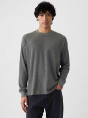 Акція на Лонгслів чоловічий Gap 76504625 L Сірий від Rozetka