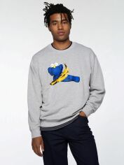 Акція на Світшот чоловічий Uniqlo 460860931 S Сірий від Rozetka